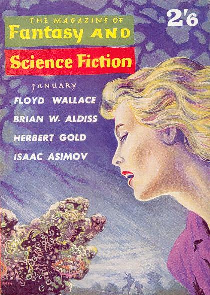 the cover of The Magazine of Fantasy and Science Fiction, January 1962